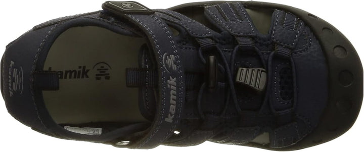 Kamik Unisex Kinder Crab Flache Sandale 26 EU Navy, 26 EU Navy