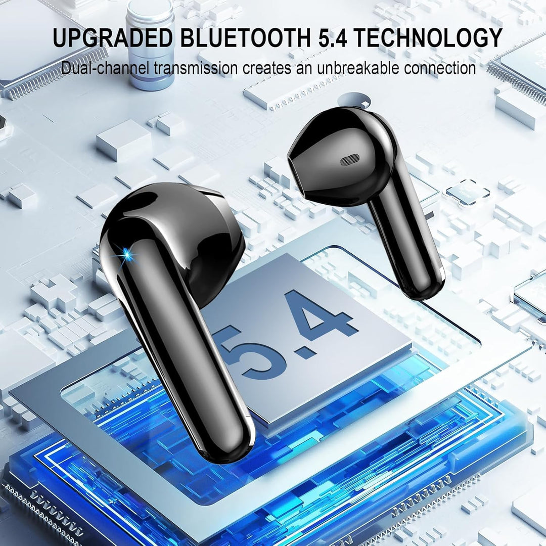 Bluetooth Kopfhörer, 2025 Neu Kopfhörer Kabellos Bluetooth 5.4 In Ear Kopfhörer mit 4 ENC Noise Canc