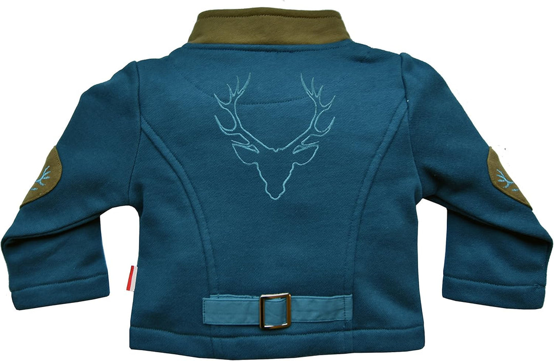 Mogo.cc, Weste oder Jacke Amedeo 62-68 Blau-braun, 62-68 Blau-braun