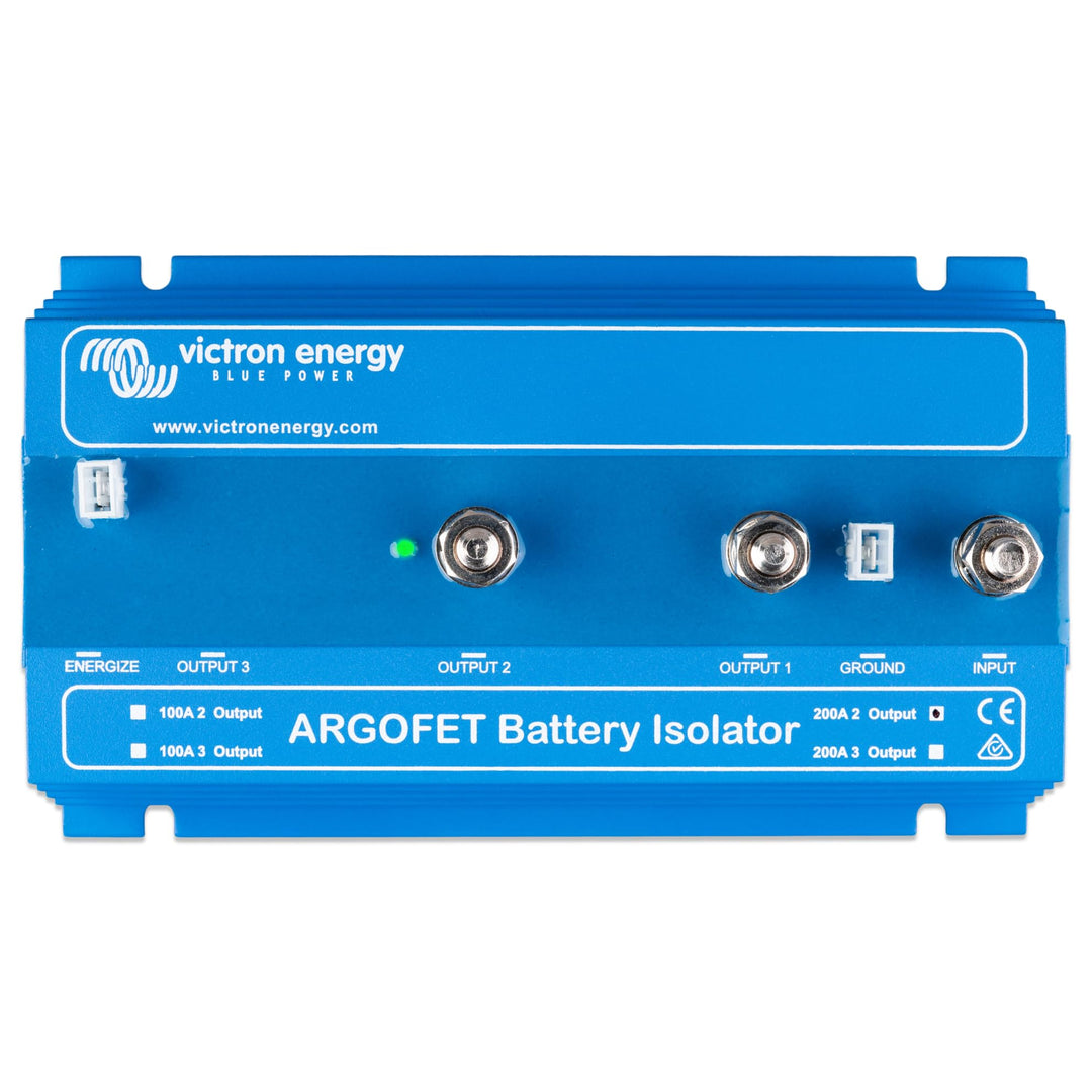 Victron Energy ArgoFET Batterietrenner 200-2AC (2 Batterien 200 Amp), Einzelhandel STANDARD, STANDAR