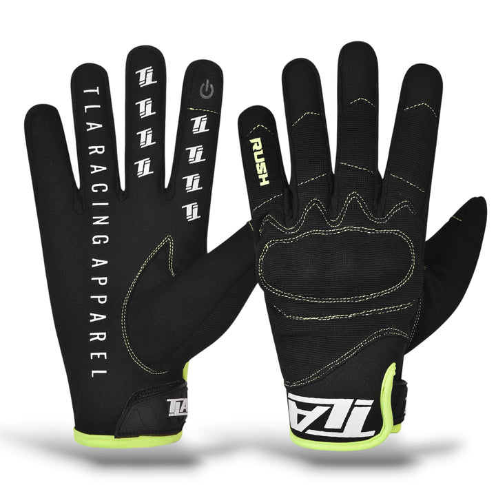 TLA Motocross Handschuhe Enduro Rush - Crosshandschuhe, Motocross Enduro Handschuhe BMX, Quad, Motar
