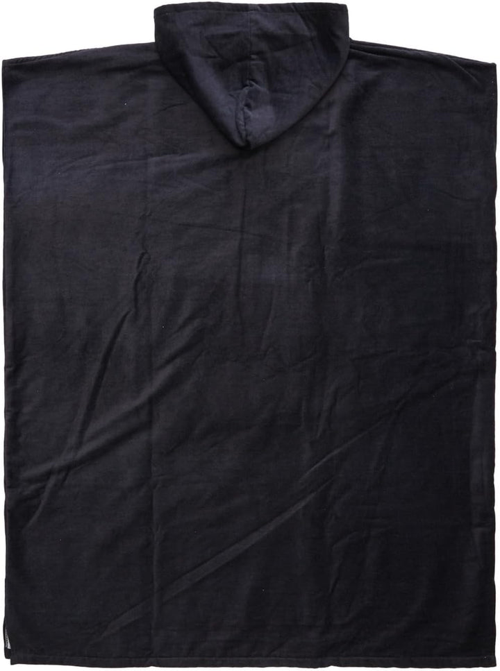 Quiksilver Hoody Towel - Surf-Poncho für Männer, Schwarz, Baumwolle Einheitsgrösse Schwarz, Einheits