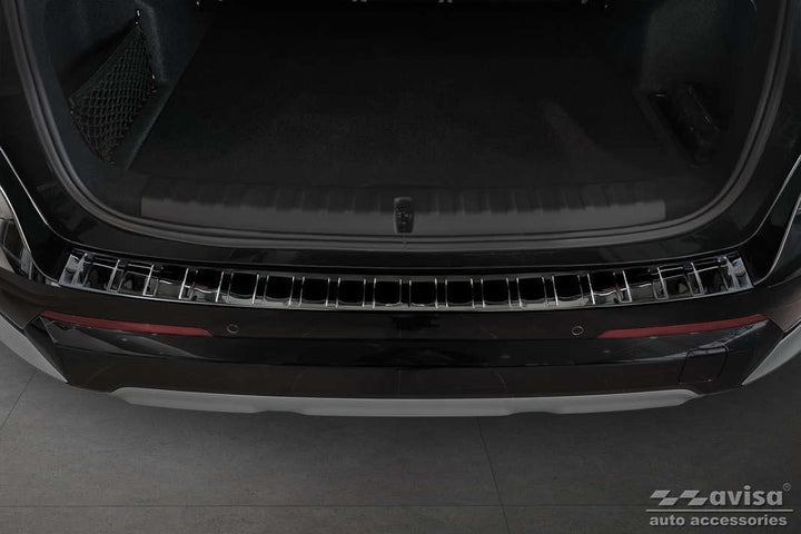 Avisa Spiegelschwarz Edelstahl Heckstossstangenschutz kompatibel mit BMW X1 U11 / U11 xLine 2022- 'R