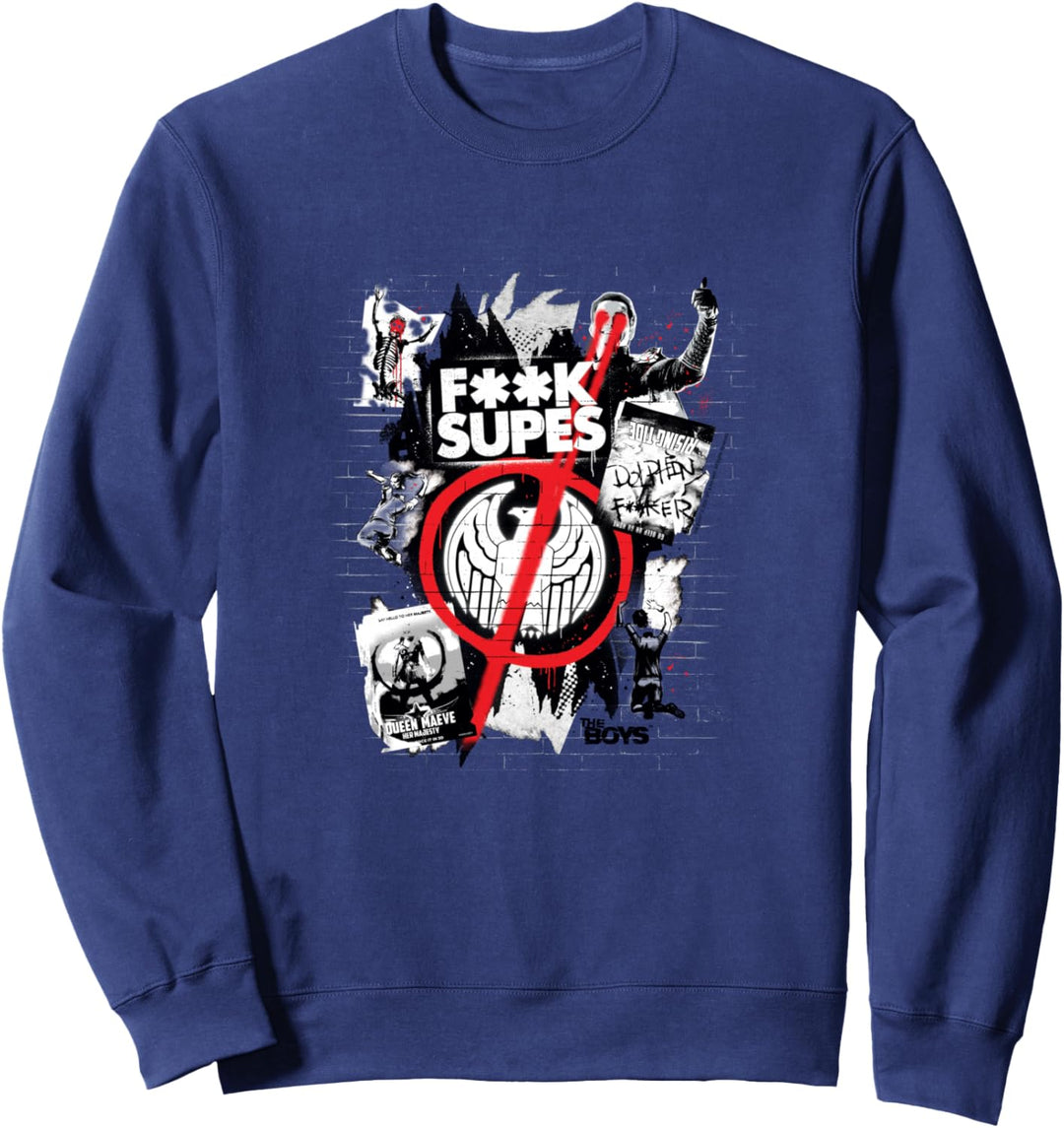 The Boys Anti-Supes Graffiti Sweatshirt