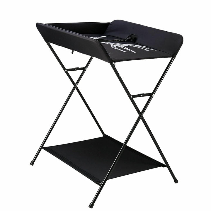 Klappbare Wickelkommode höhenverstellbar Klappwickeltisch mit/ohne Rollen, Mobile Wickeltisch mit Wi