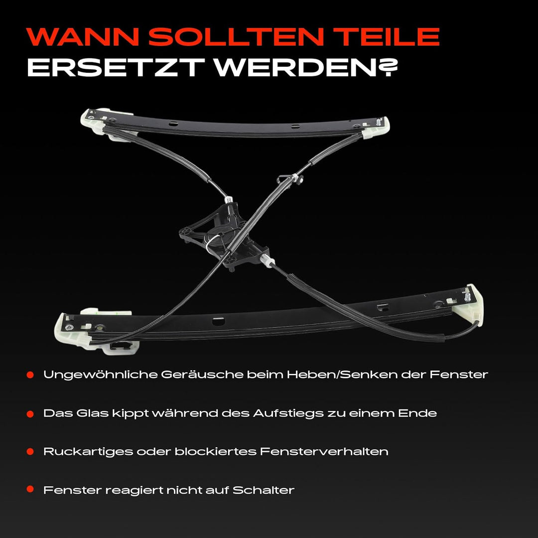 Frankberg Fensterheber ohne Motor 4/5-Türer Vorne Links Kompatibel mit A6 4G2 4GC C7 2010-2018 A6 Al