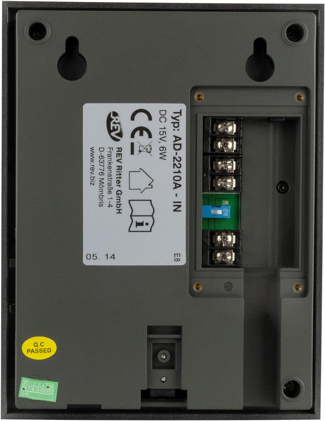 REV 3003108 80210703 Quattroline, Gegensprechanlage mit Türöffner, Netzteil 230VAC, 3 Klingeltöne, s