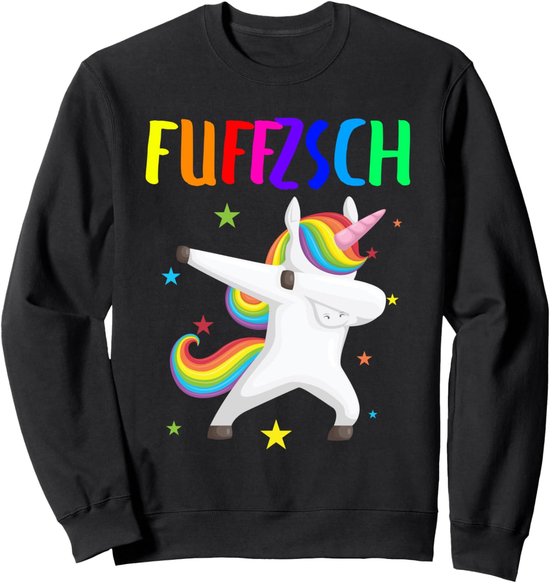 50. Geburtstag 50 Jahre Einhorn Sächsisch Fuffzsch Einhorn Sweatshirt