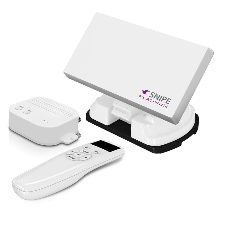 Selfsat Snipe Platinum - Twin - Mit BT Fernbedienung und iOS/Android Steuerung, TWIN