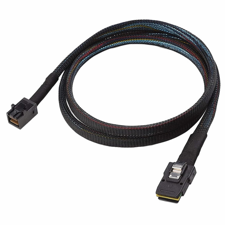 L49S Mini SAS Kabel 1m, Internes Mini SAS HD SFF-8643 zu SFF-8087 Kabel, Hochgeschwindigkeitsverbind
