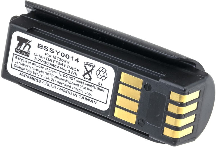 Akku für Zebra MT2000, Li-Ion, 3,7 V, 2500 mAh (9,3 Wh) schwarz