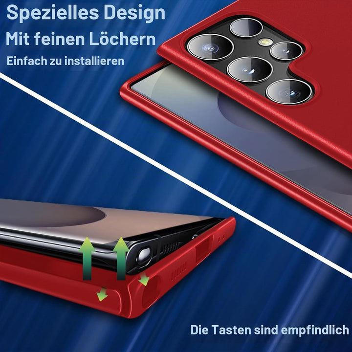 sqgylgl Ultradünne Hülle für Samsung Galaxy S25 Ultra 5G, Extrem Dünn Matte S25 Ultra Handyhülle PC