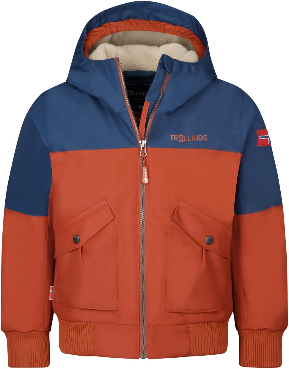 Trollkids Kids Grimstad Jacket Mystic Blue/Colour 104, Mystic Blue/Colour 104