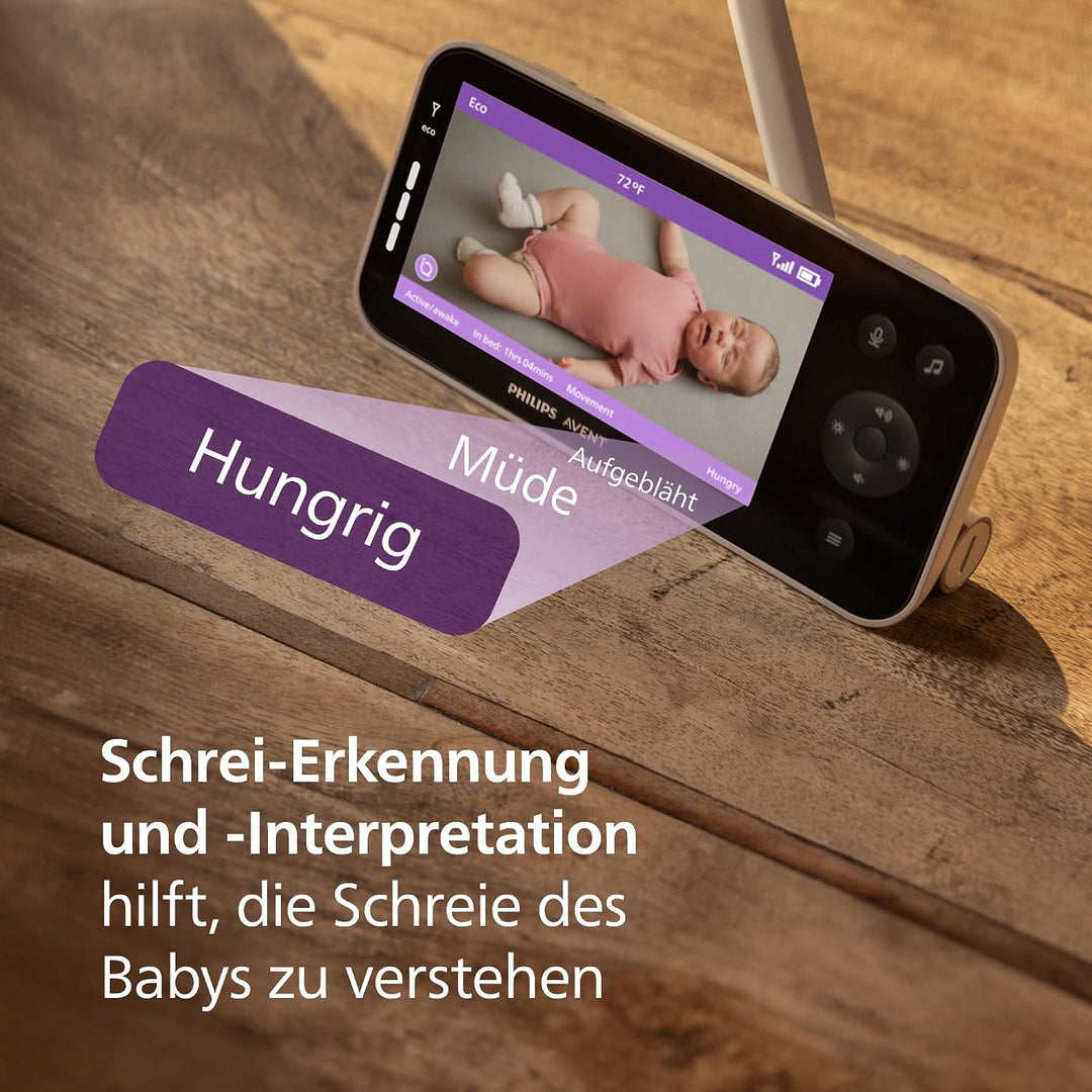 PHILIPS Avent Premium Connected Videophone, das bisher beste Babyphone von Avent, Schlaf- und Atmung