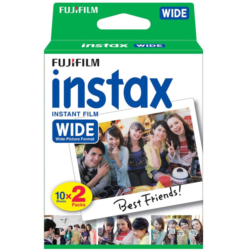 Fujifilm 16026642 Instax Wide Film Doppelpack (Multi)
