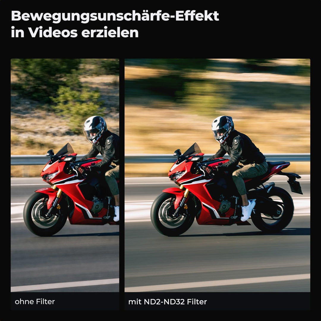 K&F Concept Nano-X Serie ND Filter 62mm Variabler Graufilter ND2-32(1-5 Blendenstufen), 62mm