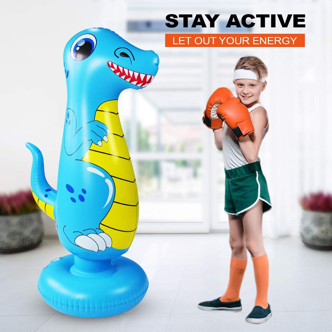 SUNSHINEMALL Boxsack für Kinder Boxen Dummy aufblasbare Cool Spass Spielzeug für Jungen Sport Gesche