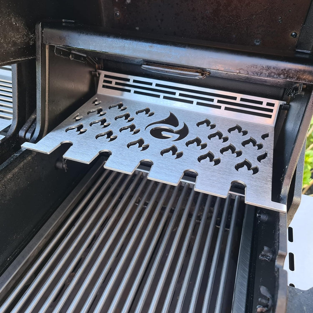 Grillrost.com Das Original Edelstahl Multistation | Warmhalterost für Broil King Imperial 690 / 690X