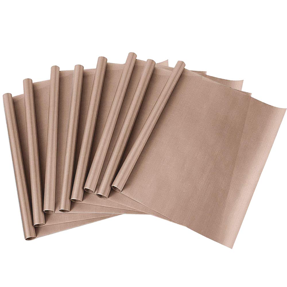 Dauerbackfolie 8er Set,Premium Backpapier 40 x 60 cm 260° Wiederverwendbar Backfolie, Hitzebeständig