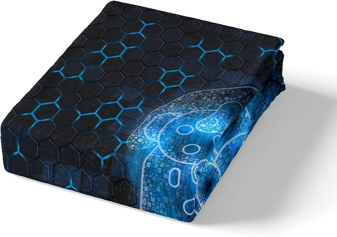 Homemissing Gamer Bettbezug für Kinder, Gaming, Video, Game, Bettwäsche, 140 x 200 cm, Spielekonsole