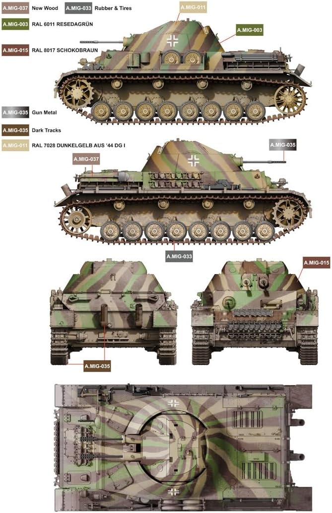 Border Model BT-039 3cm Flakpanzer IV Kugelblitz Massstab 1:35 Modellbau Plastikbausatz Panzer 1 35