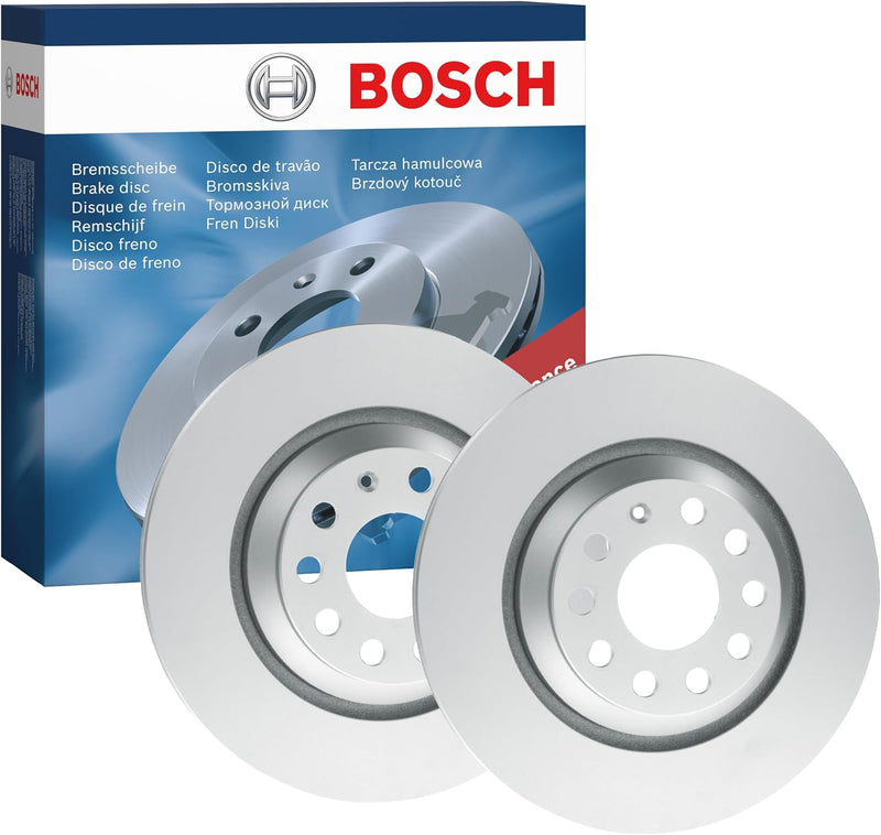 Bosch BD1166 Bremsscheiben - Vorderachse - ECE-R90 Zertifizierung - zwei Bremsscheiben pro Set