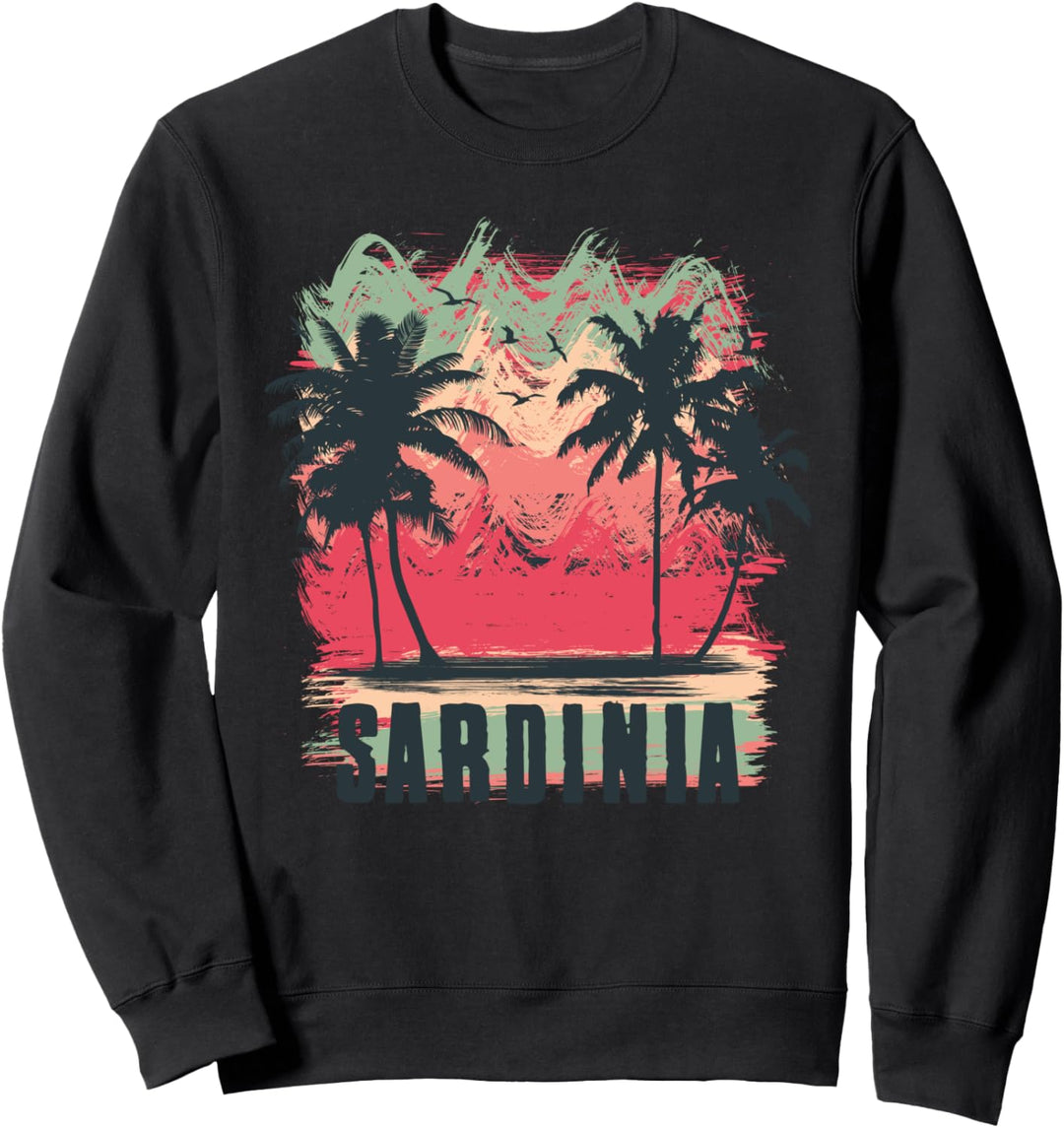 Sommerferien Vintage Italien Travel to Sardinien Sweatshirt