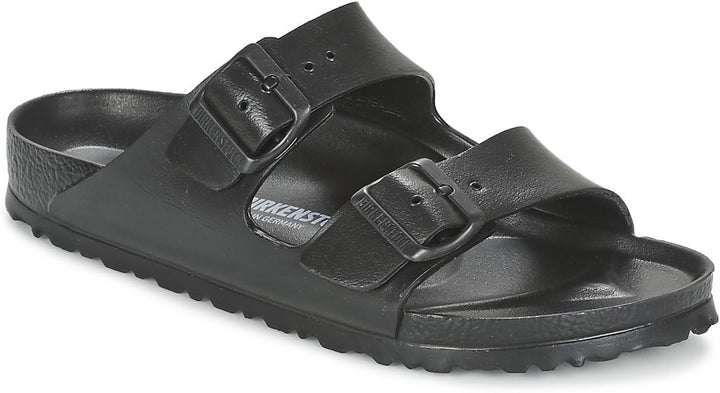 BIRKENSTOCK Herren Arizona Geöltes Leder Weit Pantoletten, 36 EU Schmal Schwarz
