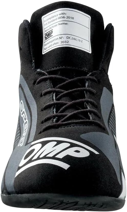 Omp Unisex Sport Stiefel My2022 Schwarz/Weiss, Fia 8856-2018 Bootsschuh, Standard, Grösse 46 EU
