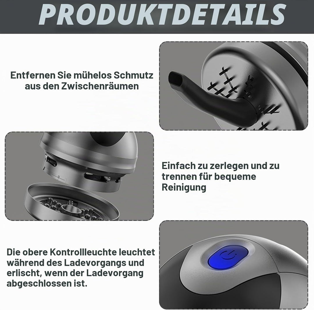 Tischstaubsauger: USB Wiederaufladbar Mini Staubsauger, Tragbar Kabellos Tisch Staubsauger mit 120 M