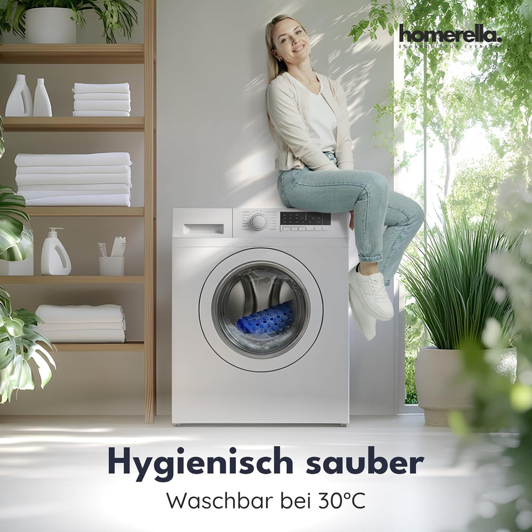 homerella© Duschmatte rutschfest 53x53cm, INKL. AUFHÄNGUNG, Antirutschmatte Dusche, schimmelresisten