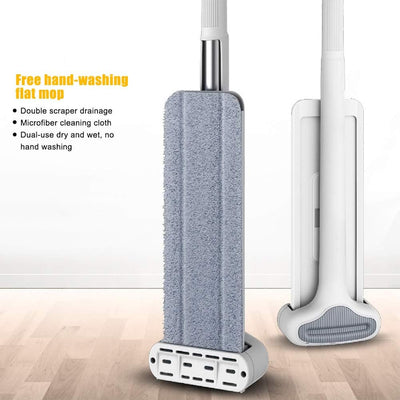 Shipenophy Wet Dry Dual Use Staubreinigung Squeeze Flat Mop Kit Bodenreiniger Zubehör für Den Heimge