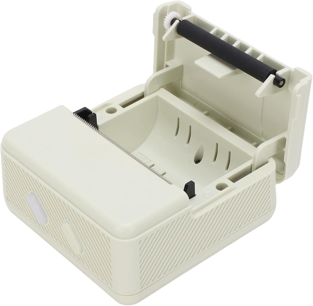 Bisofice Mini Drucker, Mini Fotodrucker für Smartphone mit 11 Rollen Druckerpapier, Bluetooth Sticke