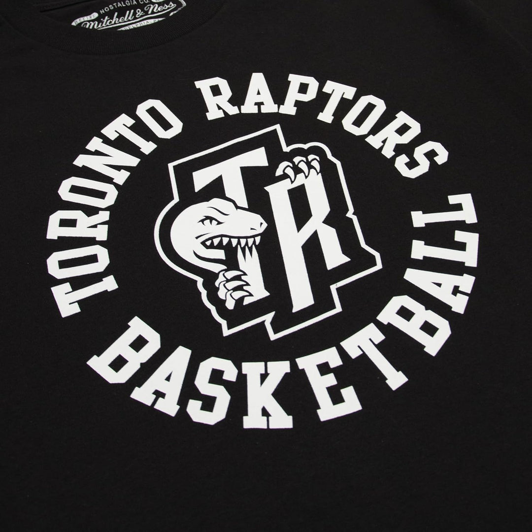 Mitchell & Ness White Logo T-Shirt - NBA M Toronto Raptors, Schwarz, M Toronto Raptors, Schwarz