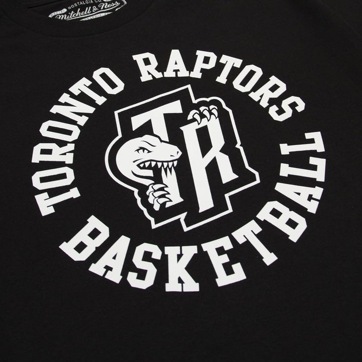 Mitchell & Ness White Logo T-Shirt - NBA M Toronto Raptors, Schwarz, M Toronto Raptors, Schwarz