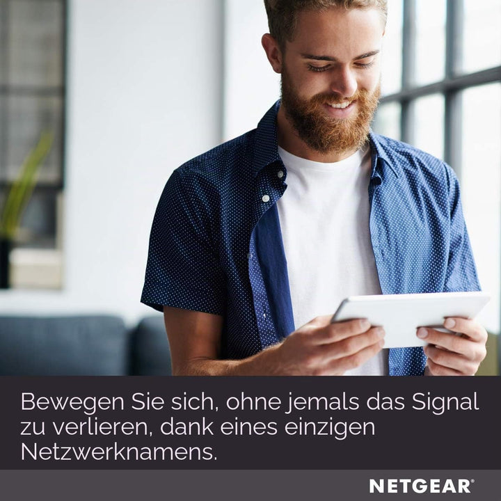 NETGEAR EX6250 Mesh WLAN Repeater (AC1750 Dualband WLAN Verstärker, WiFi Extender Abdeckung 2 bis 3