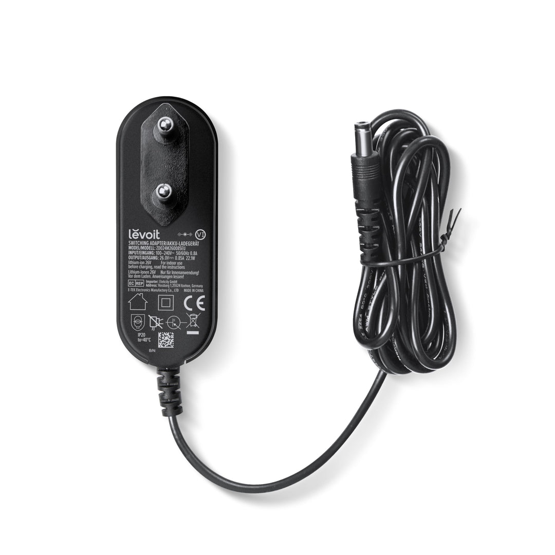Levoit SAW15A-260-0500GD Adapter für Akkustaubsauger, Feuerfester Kunststoff, Adapter