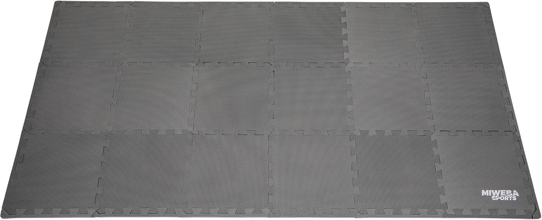 Miweba Sports Bodenschutzmatte BS50 | 8-teilig 1,7 m² - Yogamatte Gymnastikmatte Puzzlematte Fitness
