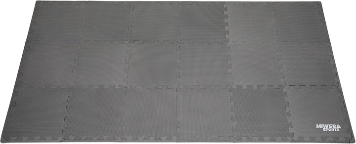 Miweba Sports Bodenschutzmatte BS50 | 8-teilig 1,7 m² - Yogamatte Gymnastikmatte Puzzlematte Fitness