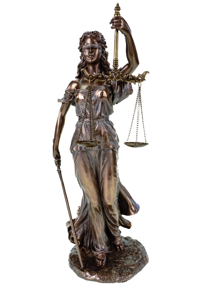 Veronese 708-7524 Justitia Figur bronziert Skulptur römische Götter 34 cm BGB