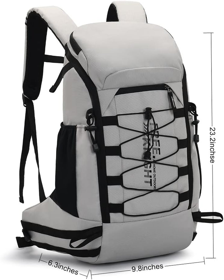 Bseash 40L Leichter wasserdichter Wanderrucksack mit Regenschutz, Outdoor Sport Reise Tagesrucksack