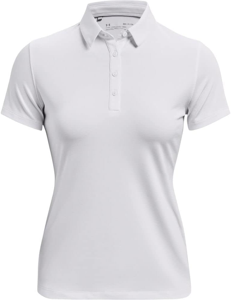 Under Armour Damen Zinger Short Sleeve Golf Polo Short-Sleeve Polos XS Weiss (100)/Weiss, XS Wei&amp;