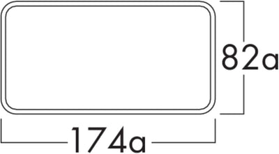Naber Klima-E flow 125 Mauerkasten, weiss/Edelstahl