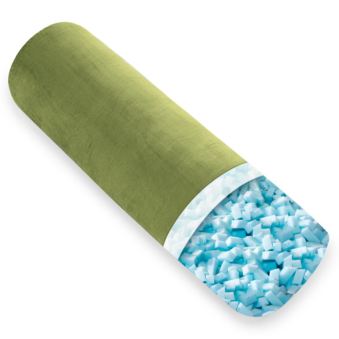 Body Pillow for Adults, Full Body Pilllow for Sleeping, Long Round Cervical Pillow, Bolster Side Sle