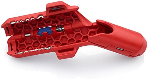 Knipex ErgoStrip Abisolierzange Blau/Rot – 1,3 cm, 8 mm, Kunststoff, Blau/Rot, 13,5 cm, 74 g