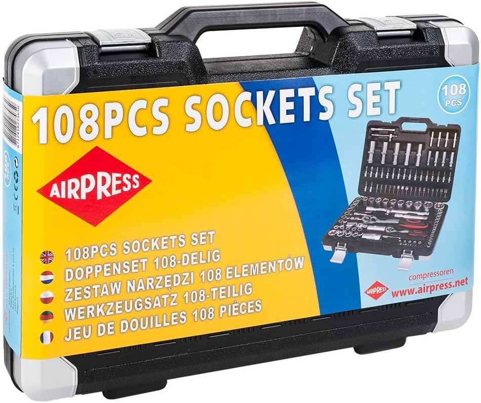 'Air Press 108-teilig Knarrenkasten 1/2/1/4 AirPress 75246