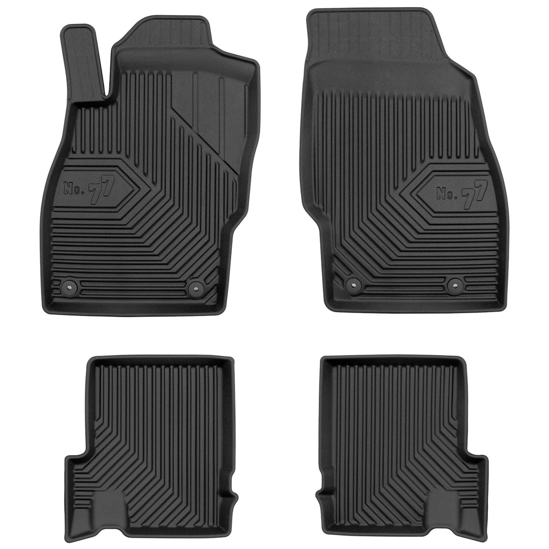 SMK Gummimatten Auto fussmatten Satz für Opel Adam 2012-2019 Erleben Sie einen neuen Standard des Re