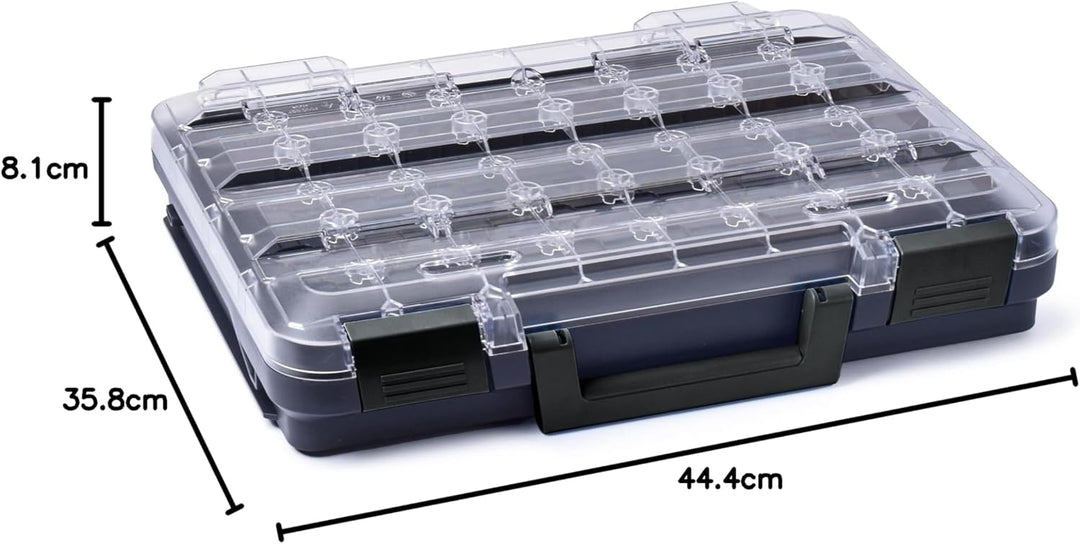 Kleinteile Aufbewahrung Koffer | Bosch Sortimo T-BOXX 320 Anthrazit inkl. Insetboxen-Set A3 | Ideale