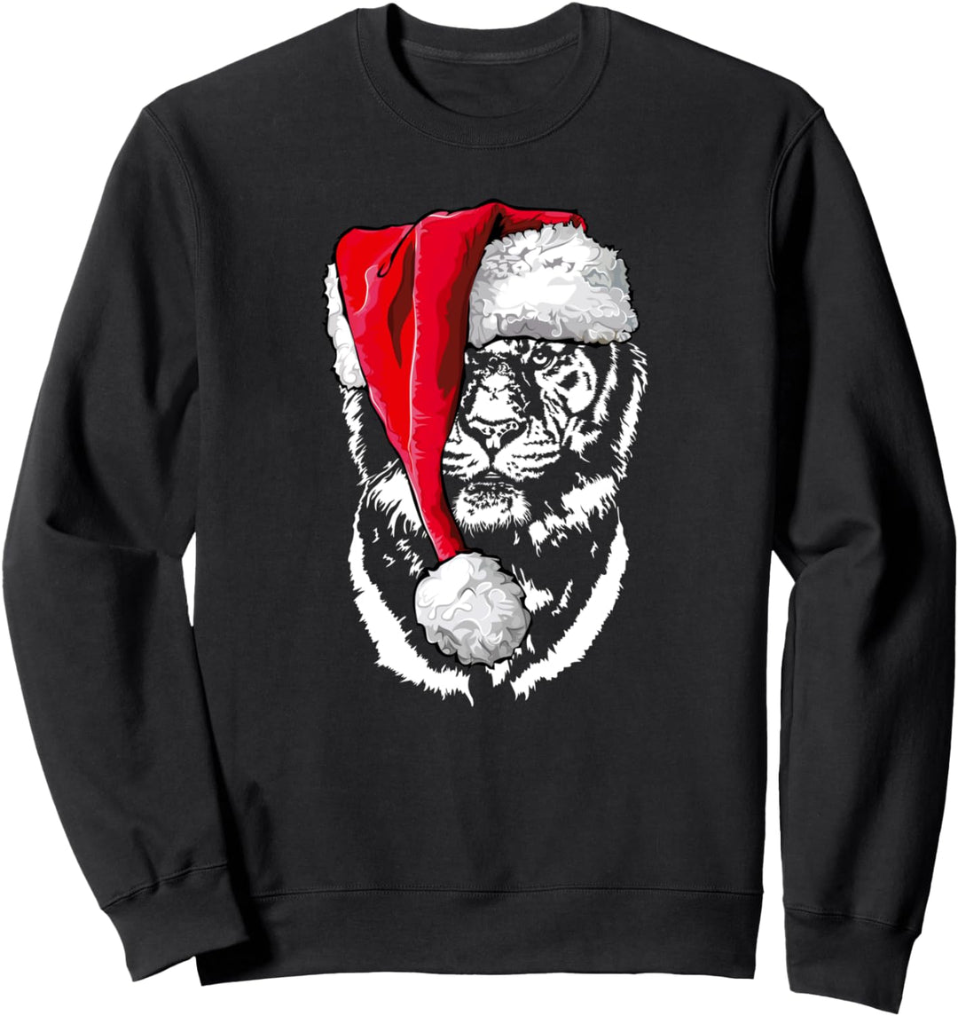 Tiger Weihnachten Nikolaus Zoo Geschenk Tierpfleger Sweatshirt