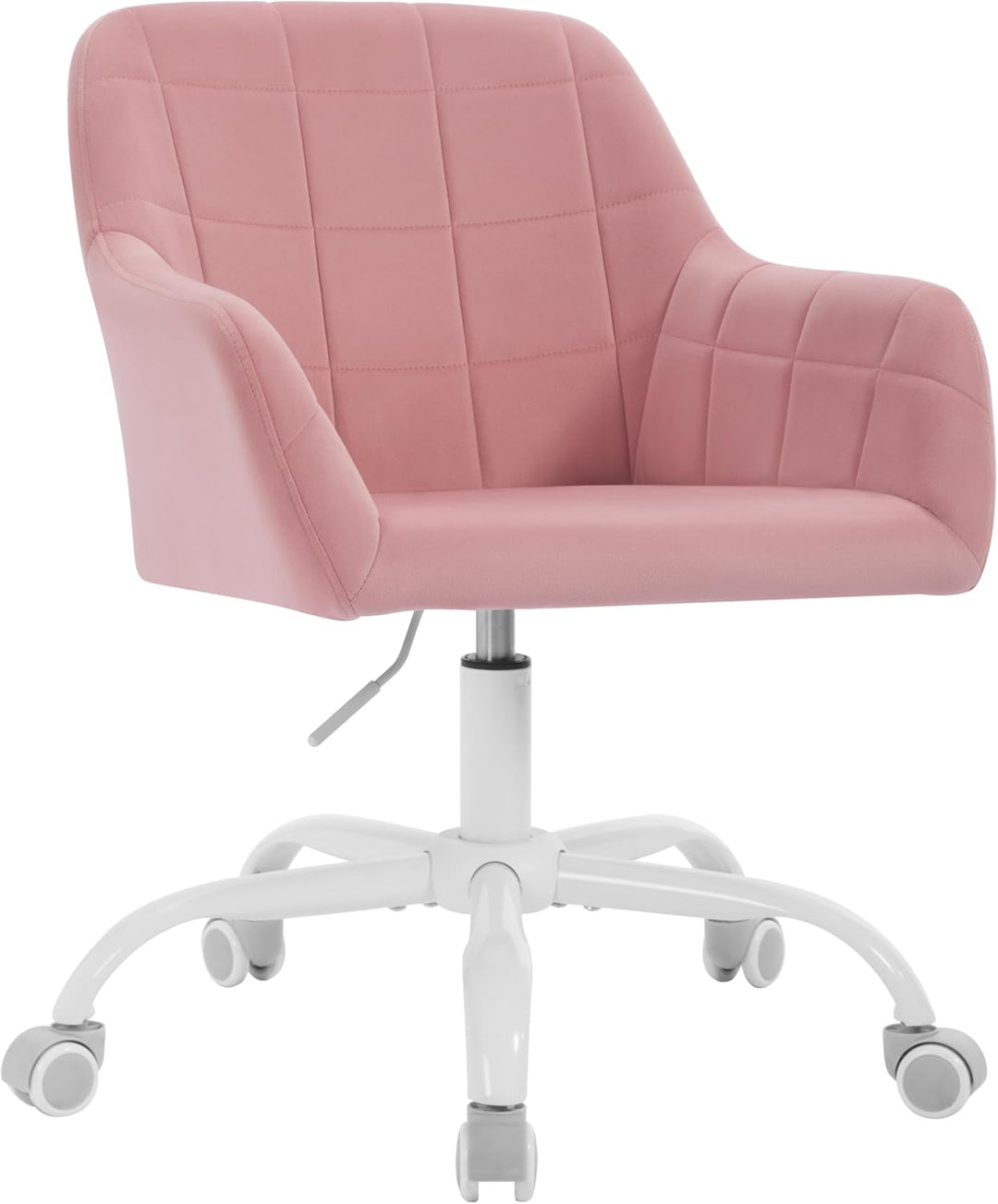 WOLTU Schreibtischstuhl drehbar, Schminktisch Stuhl, Drehstuhl mit Rollen, Bürostuhl ergonomisch, Se